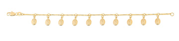 18K Gold Layered Oro Laminado Bracelet 71.0325-8